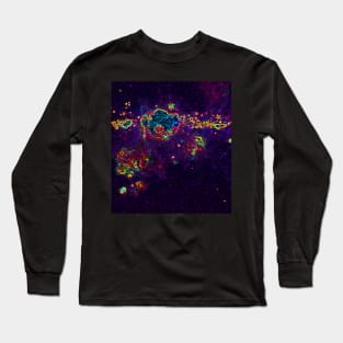 Black Panther Art - Glowing Edges 336 Long Sleeve T-Shirt